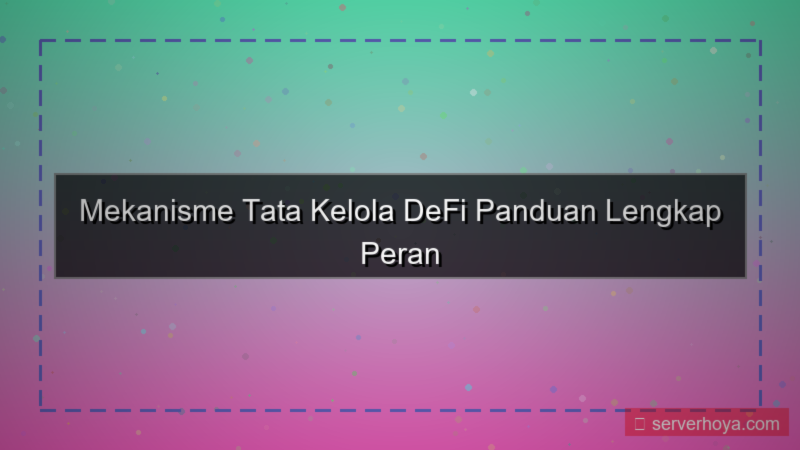 gambar DeFi governance mechanism