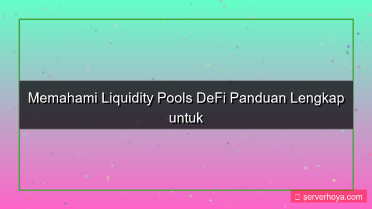 DeFi liquidity pools