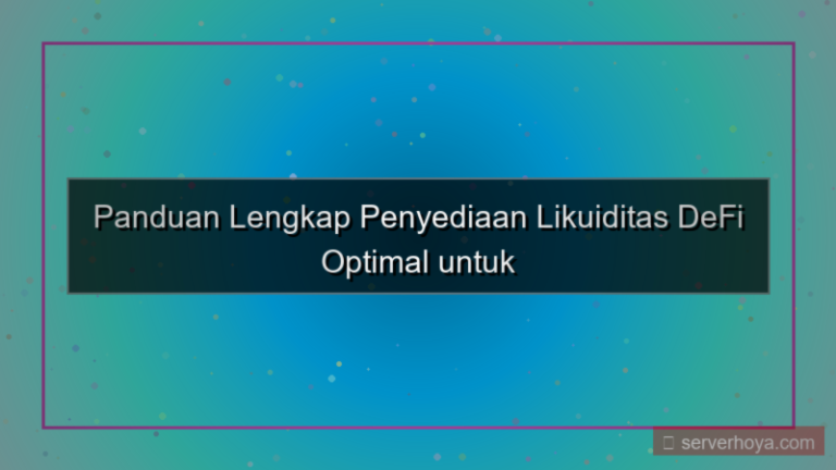 DeFi liquidity provision