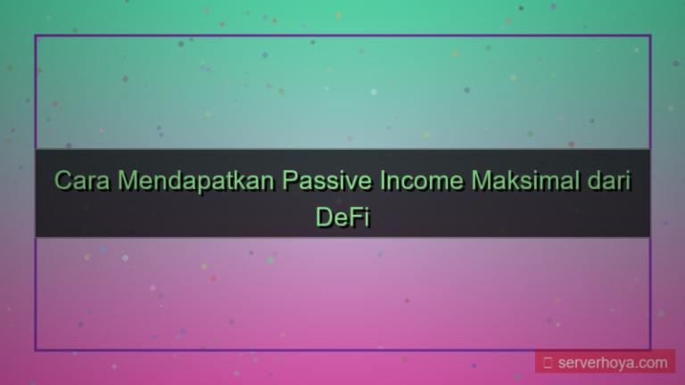 tampilan DeFi staking rewards