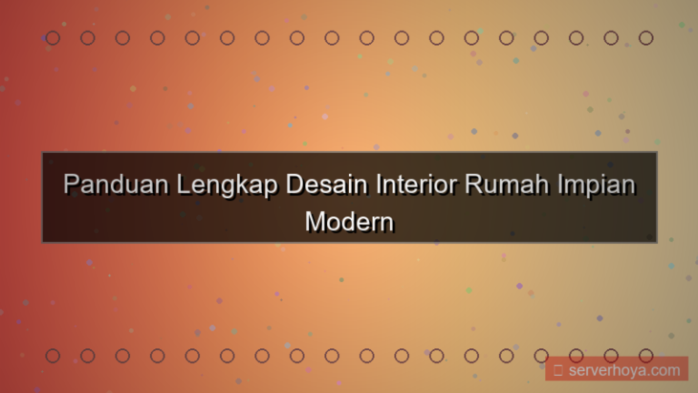visual Desain interior rumah