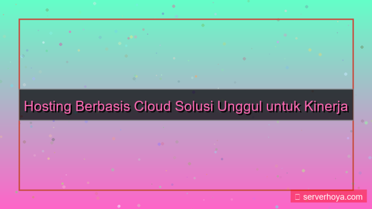gambar Hosting berbasis cloud