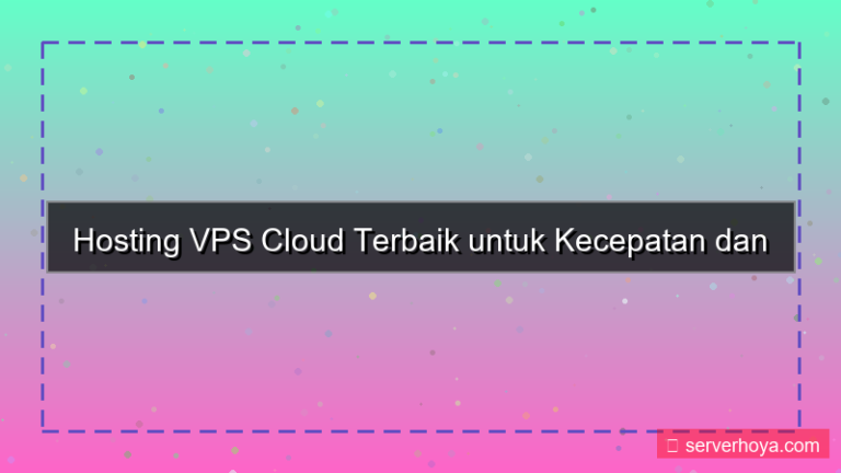 desain Hosting berbasis VPS cloud