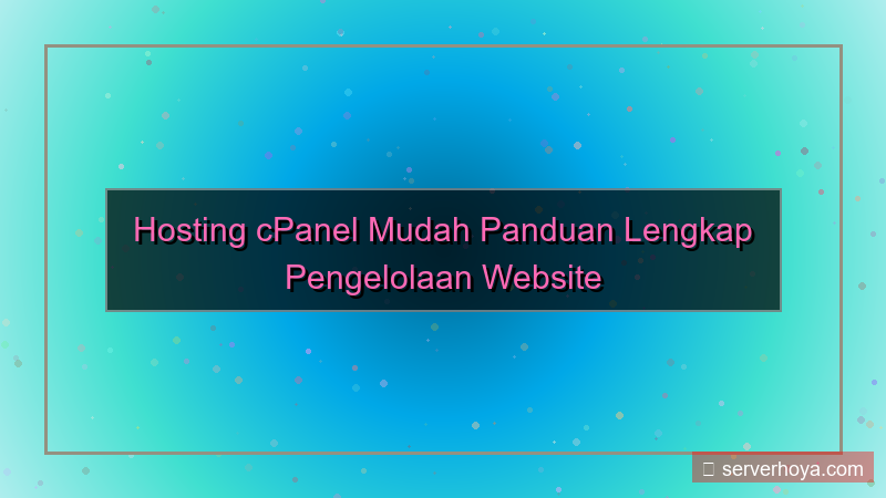 gambar Hosting cPanel mudah