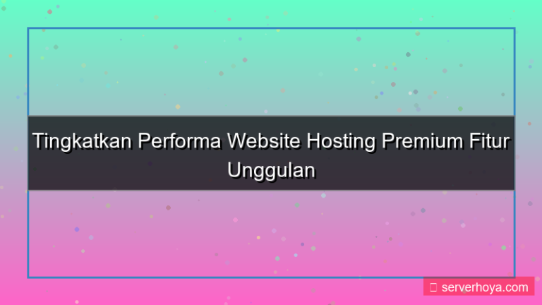 gambar Hosting dengan fitur premium