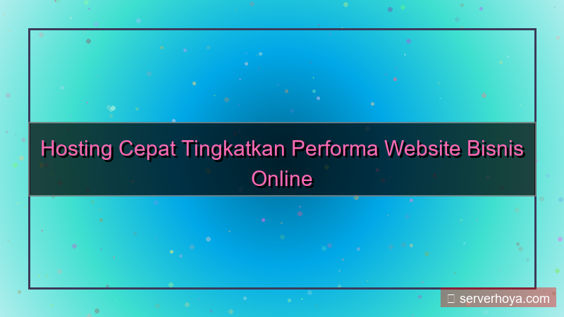 Hosting dengan kecepatan tinggi