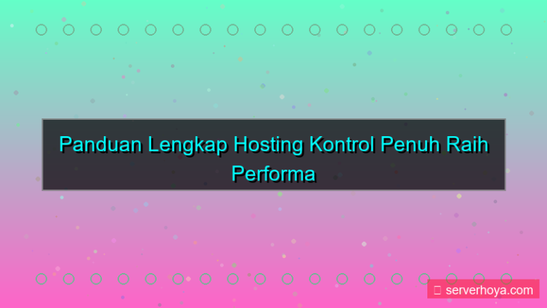 visual Hosting dengan kontrol penuh