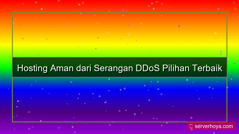 ilustrasi Hosting dengan perlindungan DDoS