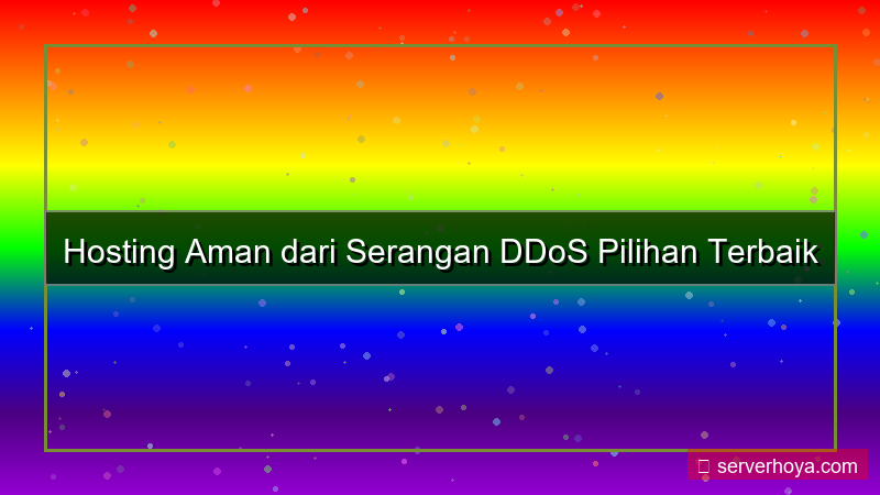 ilustrasi Hosting dengan perlindungan DDoS