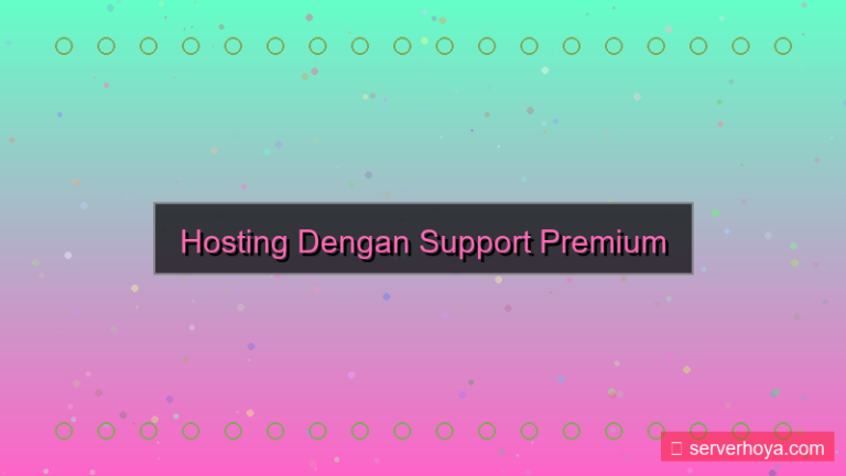ilustrasi Hosting dengan support premium