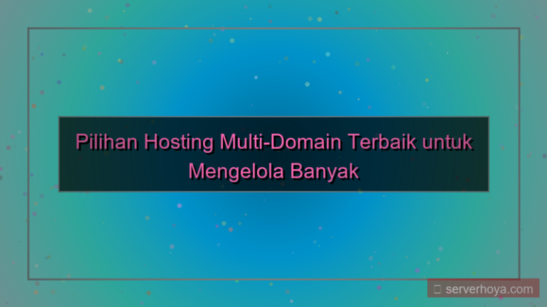 Hosting multidomain terbaik