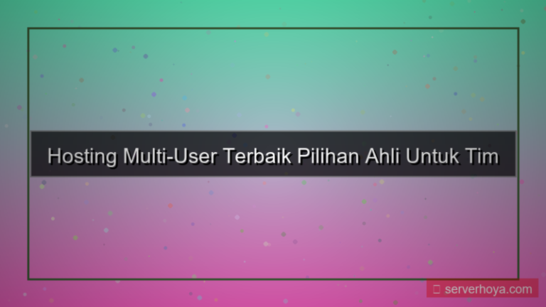 konten Hosting multiuser terbaik