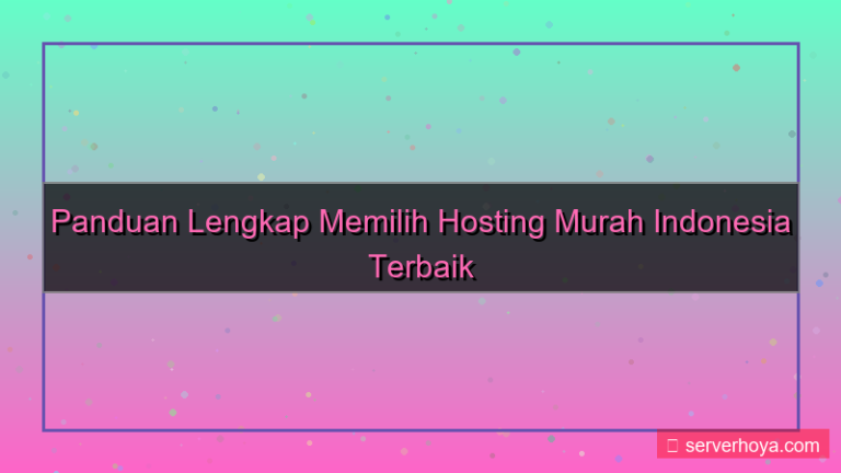 gambar Hosting murah Indonesia