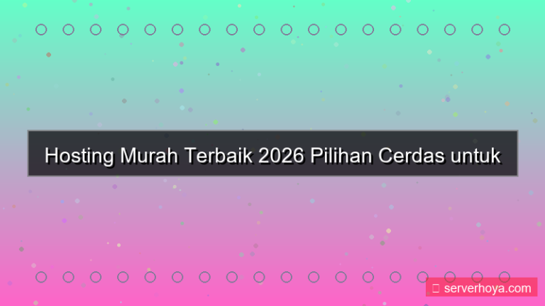 ilustrasi Hosting murah terbaik 2026