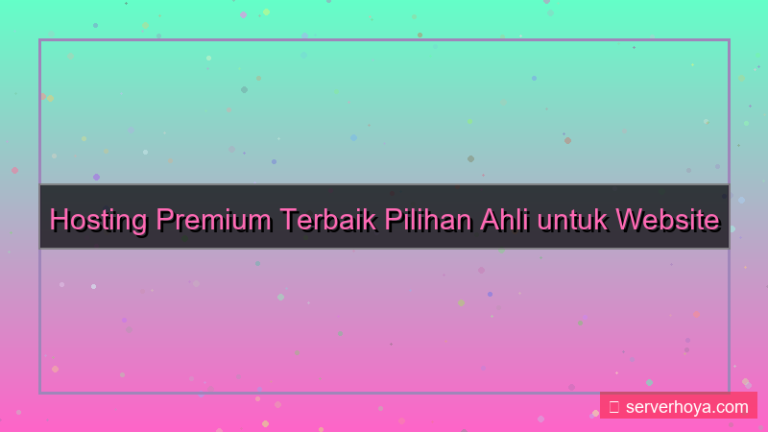 Hosting premium terbaik