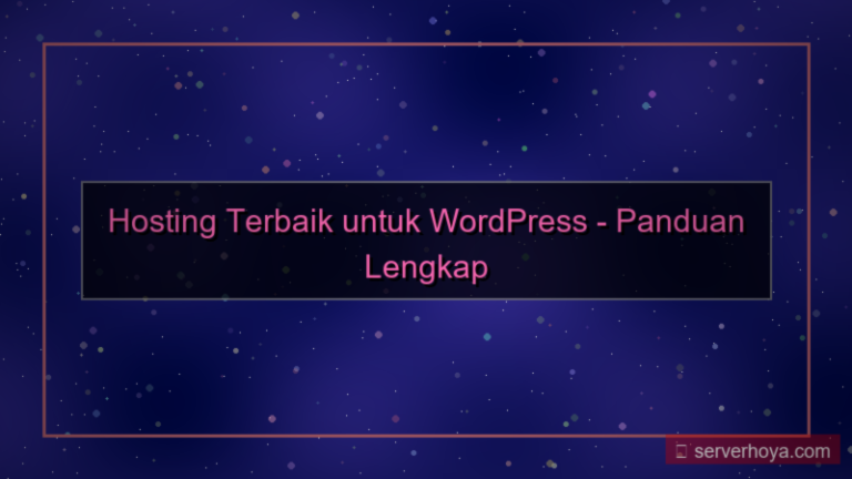 ilustrasi Hosting untuk aplikasi berbasis WordPress