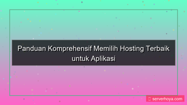 gambar Hosting untuk aplikasi web