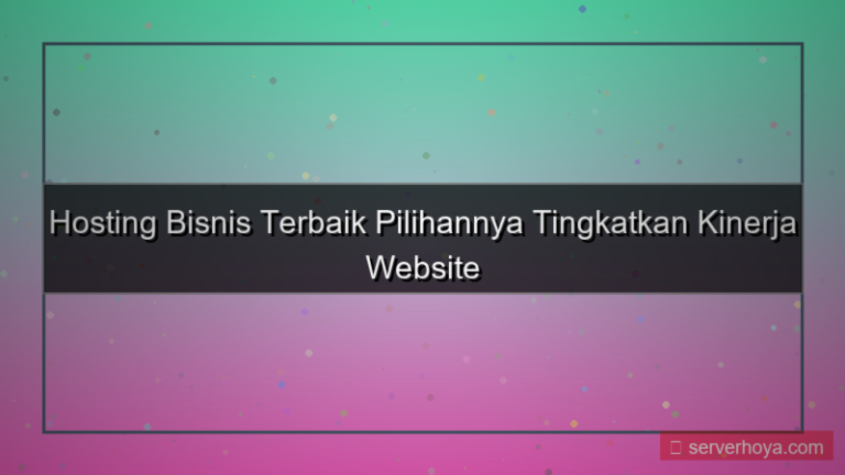 desain Hosting untuk bisnis