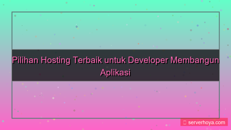 Hosting untuk developer