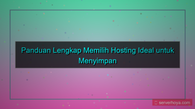 ilustrasi Hosting untuk file hosting