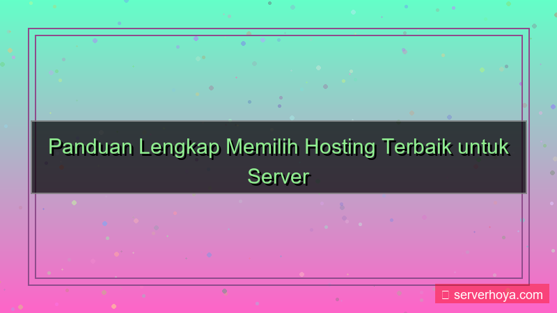 tampilan Hosting untuk game server