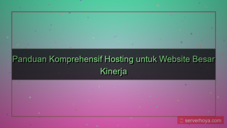 gambar Hosting untuk hosting besar