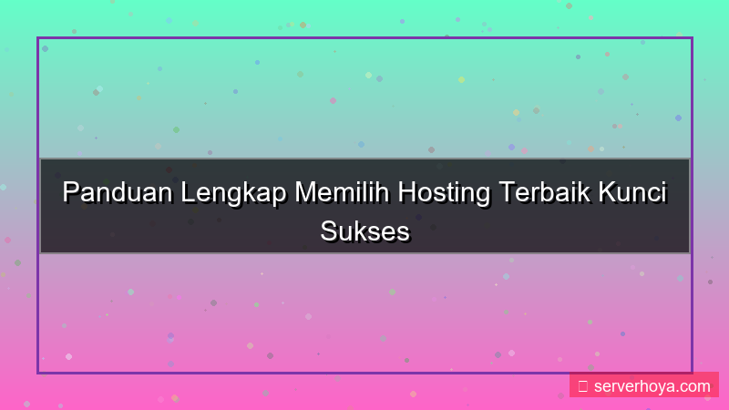 desain Hosting untuk hosting website