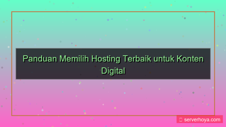 visual Hosting untuk konten digital