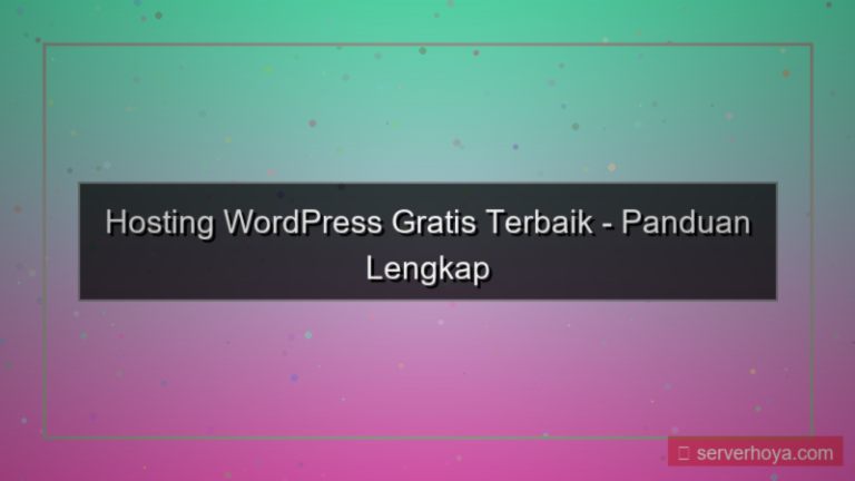 konten Hosting untuk wordpress gratis