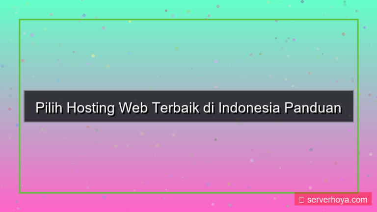 tampilan Hosting web terbaik di Indonesia