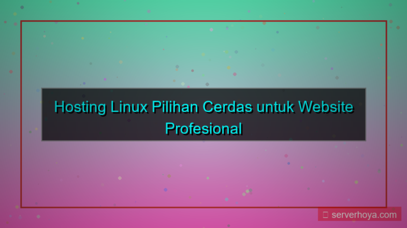 desain Hosting website berbasis Linux