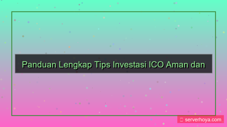 desain ICO investment tips