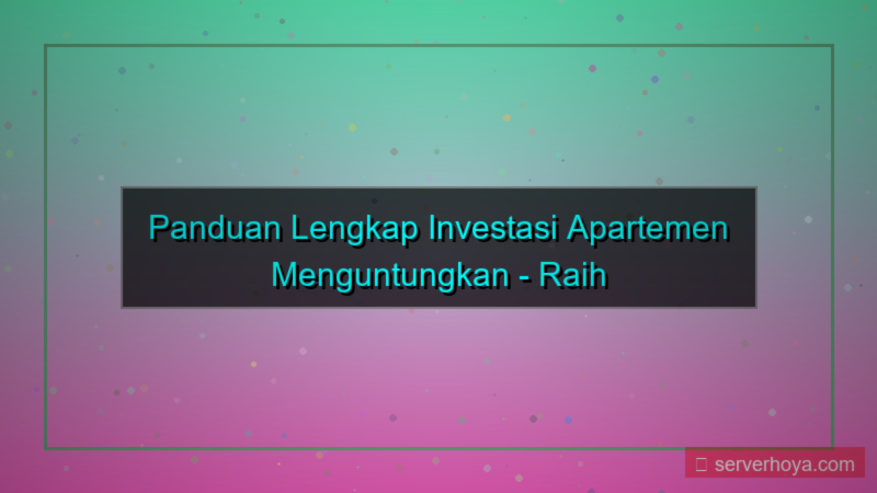 gambar Investasi apartemen