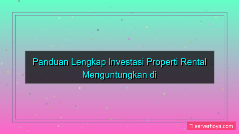 konten Investasi properti rental