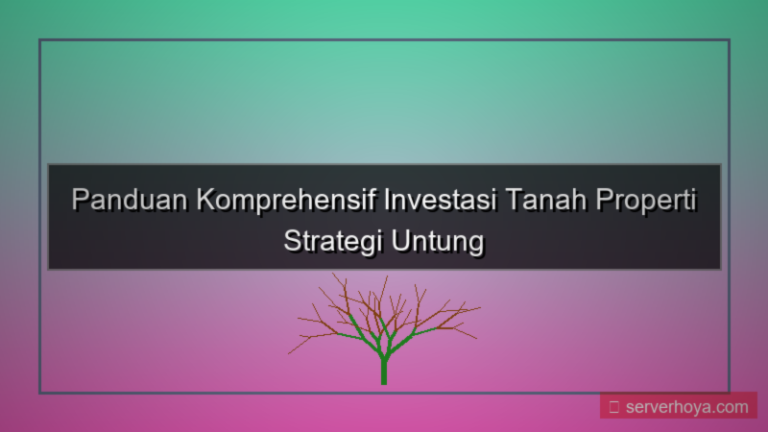 ilustrasi Investasi properti tanah