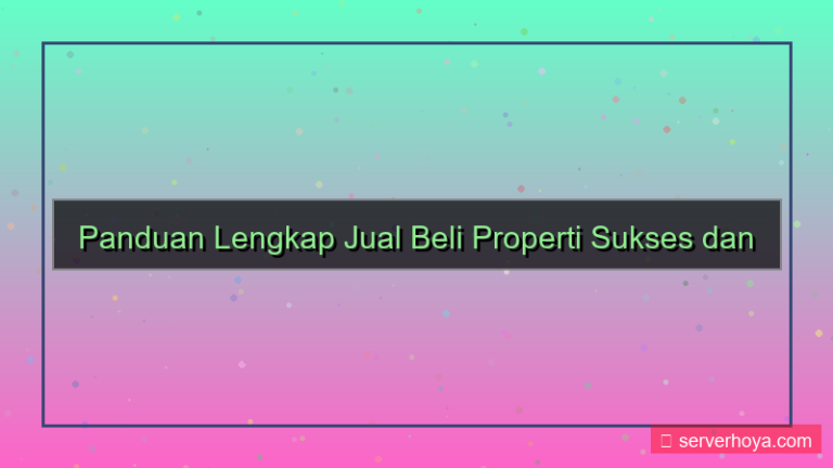 ilustrasi Jual beli properti