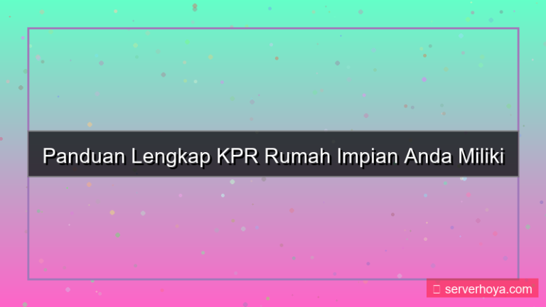 konten KPR rumah