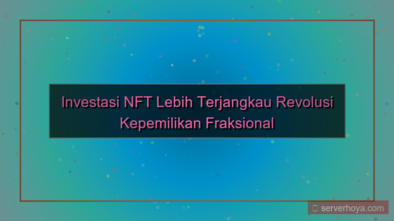 NFT fractional ownership