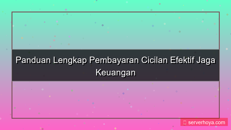 ilustrasi Pembayaran cicilan