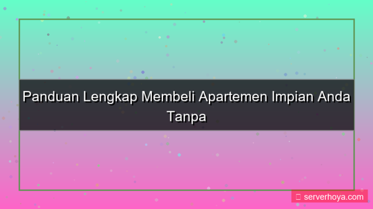 Pembelian apartemen