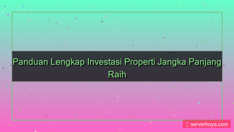 tampilan Pembelian properti jangka panjang