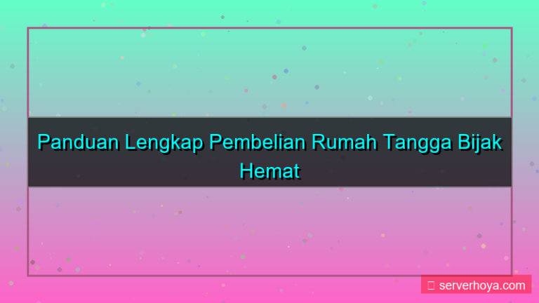 gambar Pembelian rumah tangga