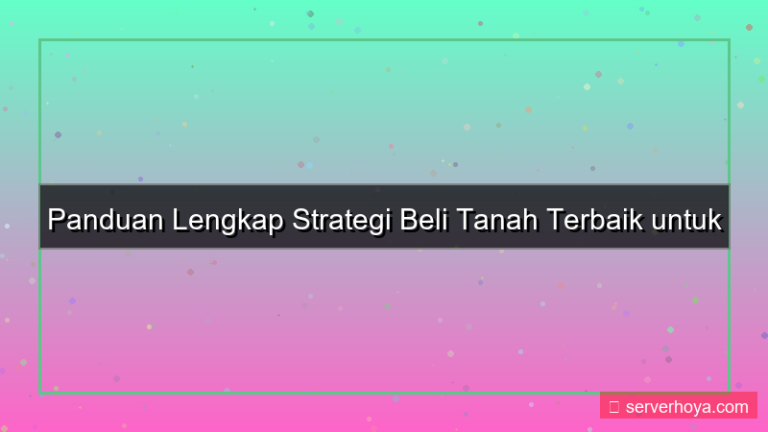 tampilan Pembelian tanah untuk bisnis