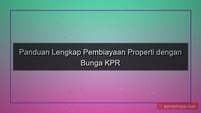 gambar Pembiayaan properti dengan bunga