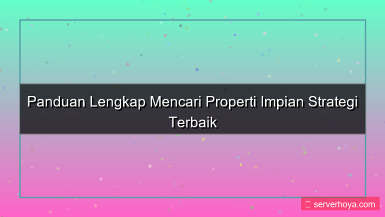 Pencarian properti
