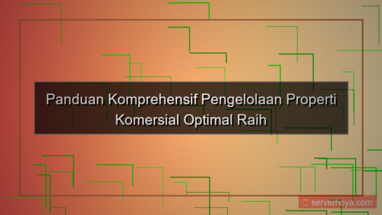 konten Pengelolaan properti komersial