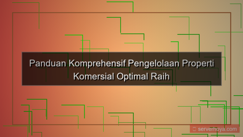 konten Pengelolaan properti komersial