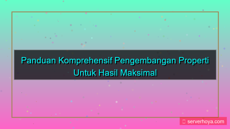 visual Pengembangan properti