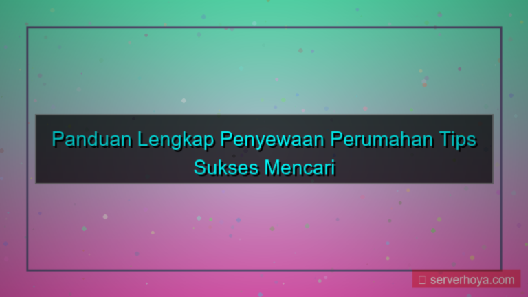 visual Penyewaan perumahan