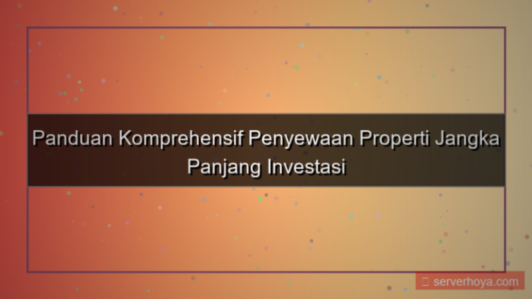 Penyewaan properti jangka panjang
